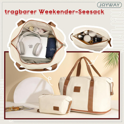 Joyway Kofferset 5tlg ABS Hartschale Weiß 4 Rollen TSA-Schloss