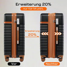 Joyway Kofferset 5tlg mit 4 Rollen und TSA-Schloss Schwarz