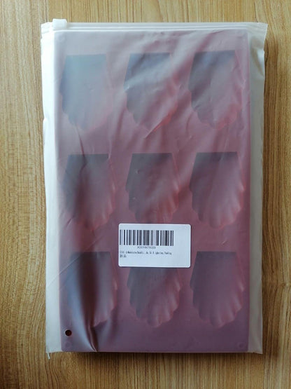 3er Set Silikon-Madeleine Backformen BPA-frei, Muschelförmig, leicht zu lösen