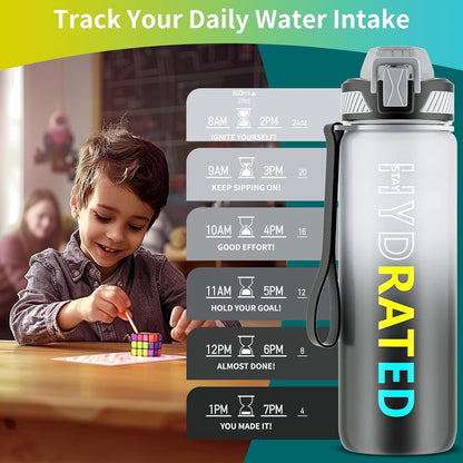 Trinkflasche 800ML BPA-Frei Tritan Wasserflasche mit