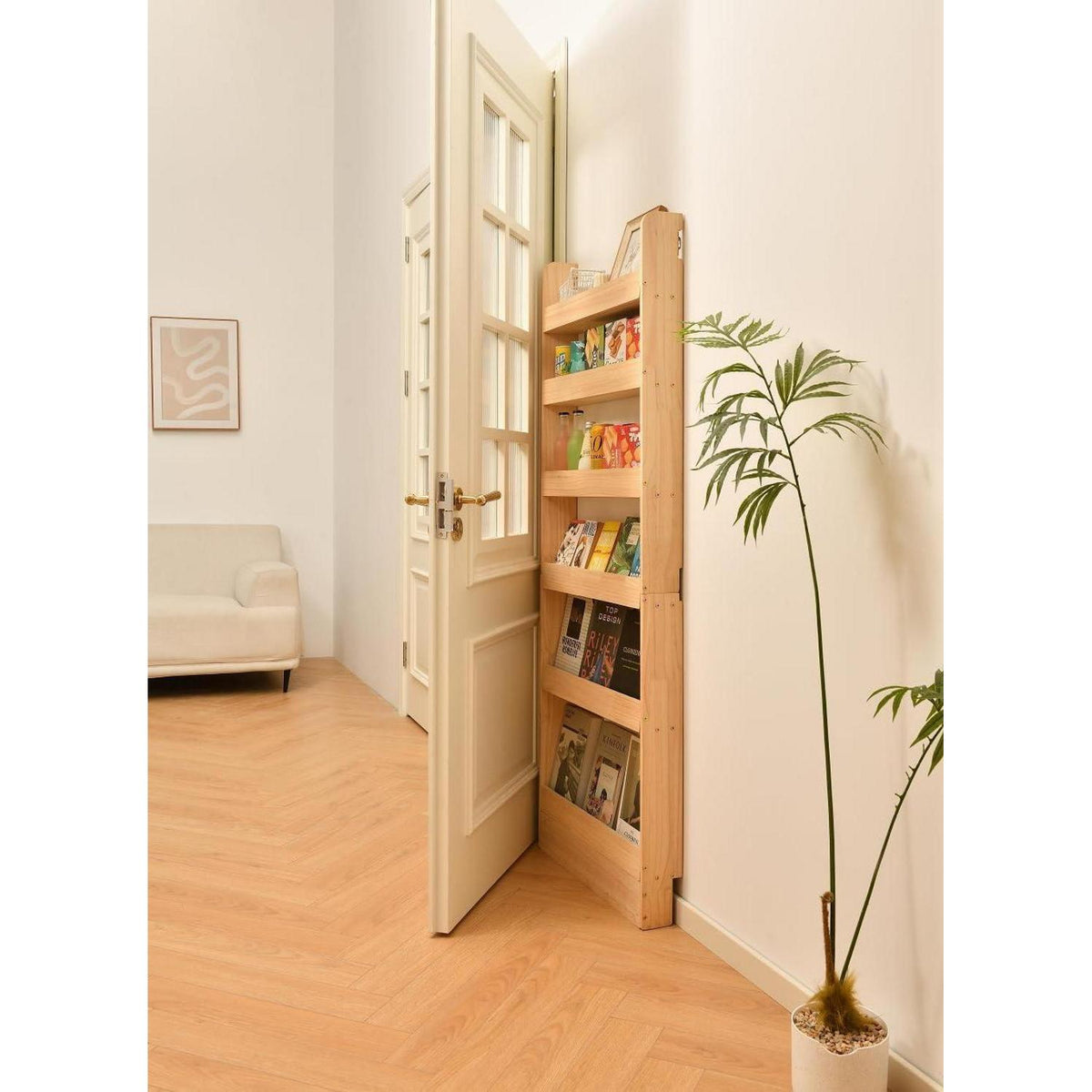 Massivholz Bücherregal Wandregal für Kinder & Erwachsene (80cm)