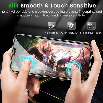 Sichtschutz Panzer Schutzglas Folie für iPhone 12/12 Pro 6,1 Zoll 9H Blickschutz