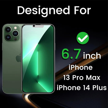 2er Pack iPhone 14 Plus/ 13 Pro Max Sichtschutz Folie 9H