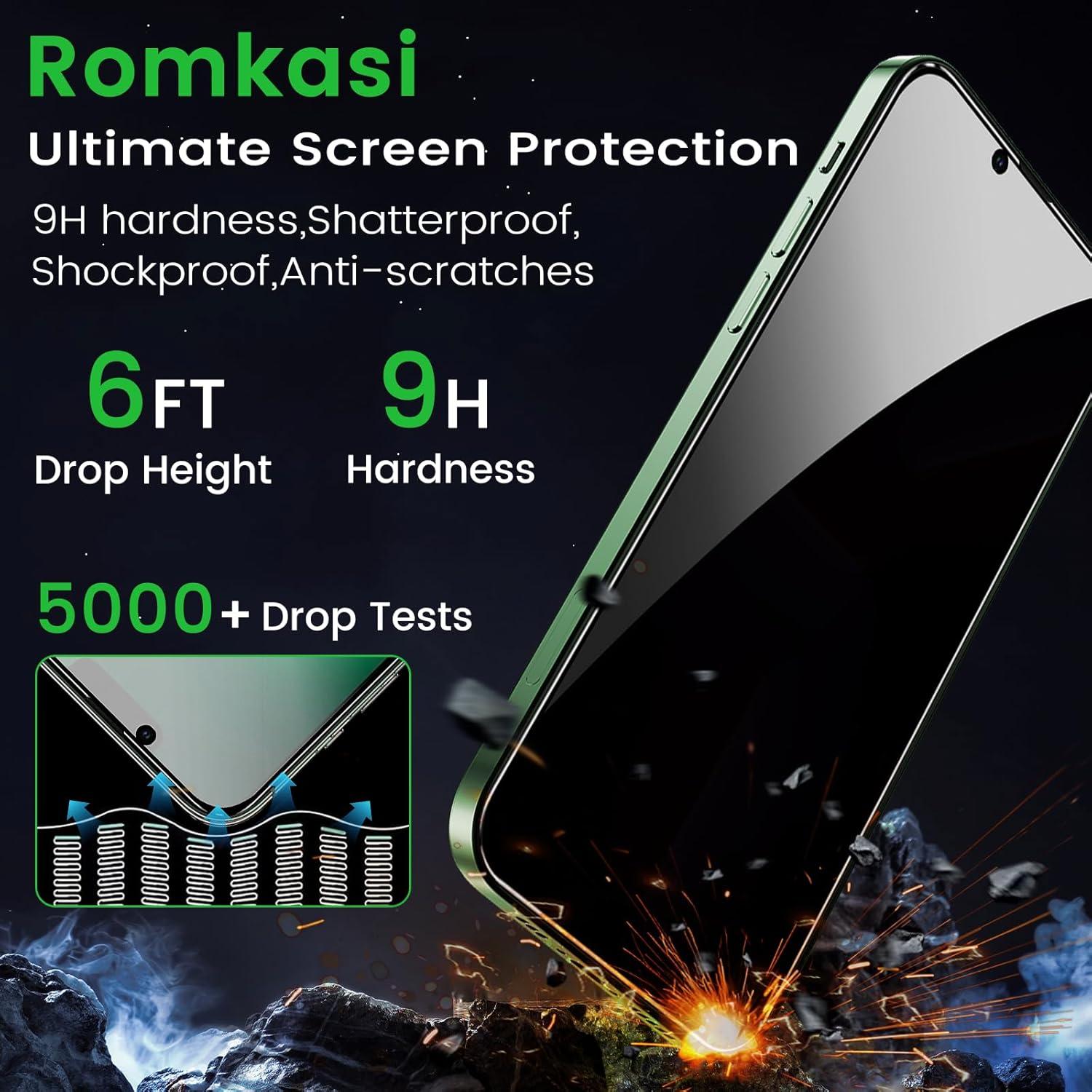Sichtschutz Panzer Glasschutzfolie iPhone 14 Plus/ 13 Pro Max 6,7 Zoll 2er-Pack