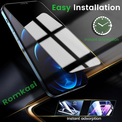 Sichtschutz Panzer Schutzglasfolie für iPhone 12 Pro Max 6,7
