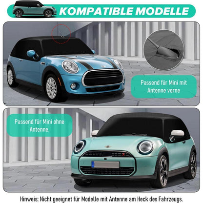 Halbabdeckung Mini Cabrio R52 R57 F57 2005-2022, 600D Wasserdicht