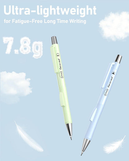 Druckbleistift-Set mit Etui, 0,7mm Minen, Radiergummis, Kinder-Zeichenset
