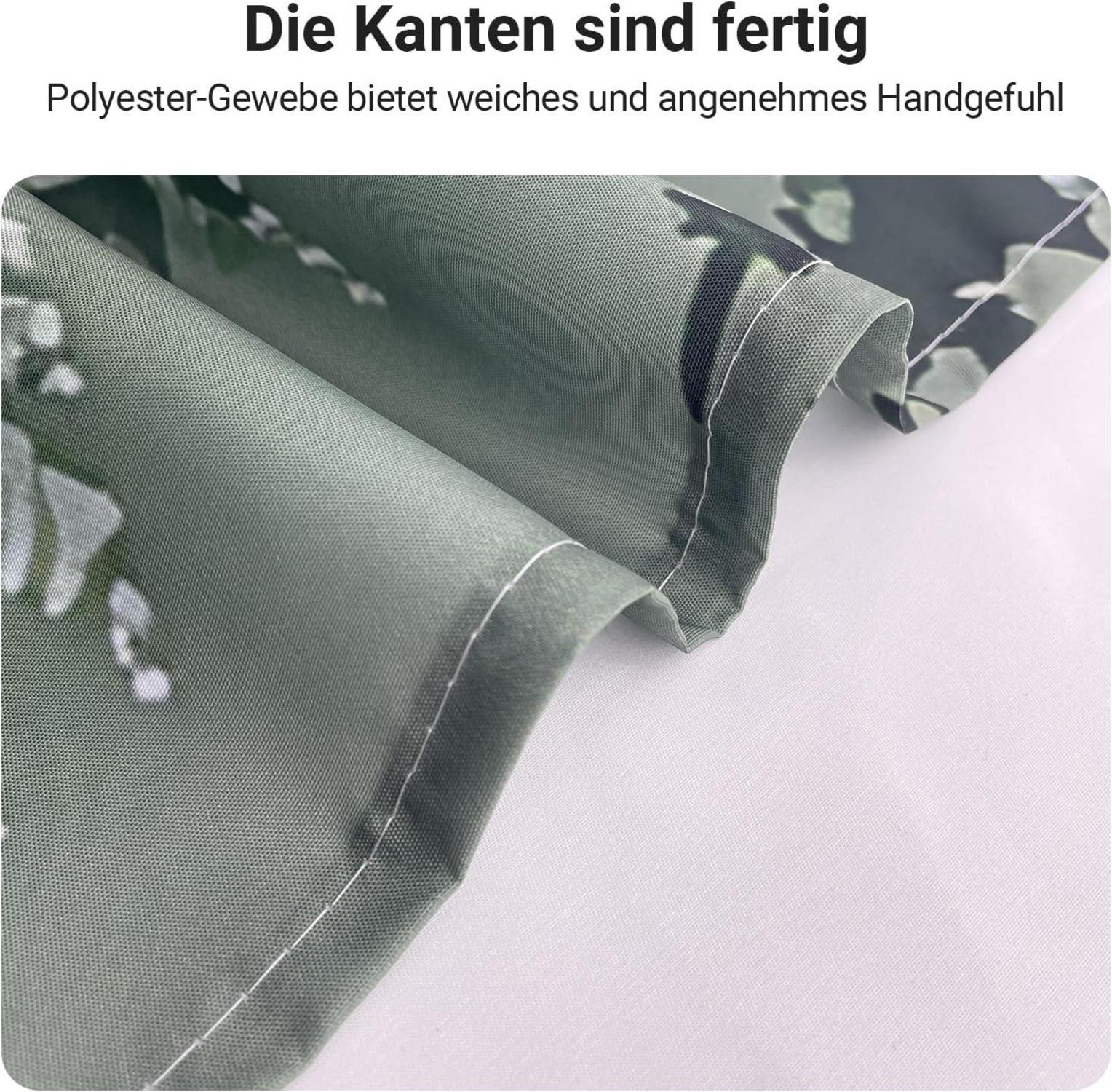 Duschvorhang Wald Antischimmel 240x180cm Textil 16 Ösen Badezimmer