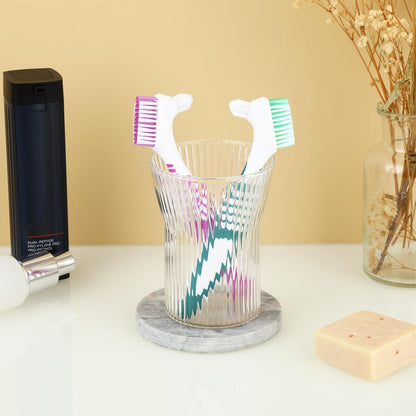 Zahnersatz-Reinigungsbürste Set Premium Hygiene grün lila 2
