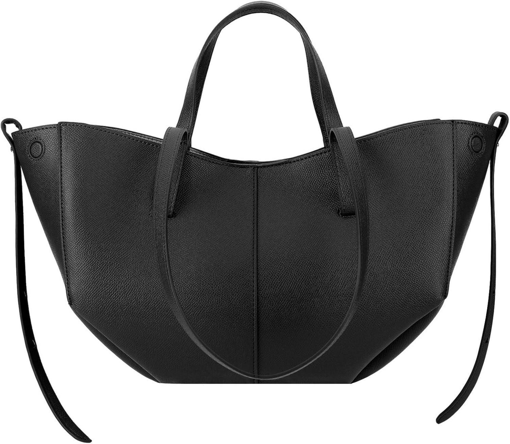 TIAASTAP Große Damen Schultertasche Kunstleder Shopper Umhängetasche
