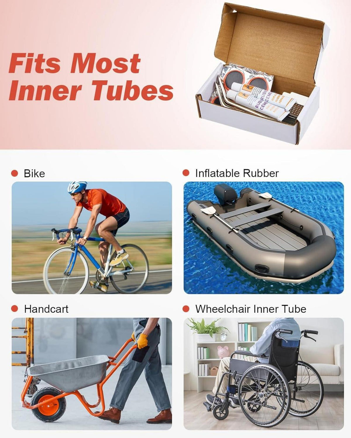 Fahrrad Reifen Flickzeug Reparaturset 34-teilig MTB BMX E-Bike优化Effizienz