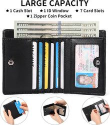 GAEKEAO RFID Geldbörse Herren Slim Wallet mit Münzfach