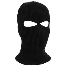 Gestrickte Sturmhaube mit Löchern – Ski & Outdoor Wintermaske