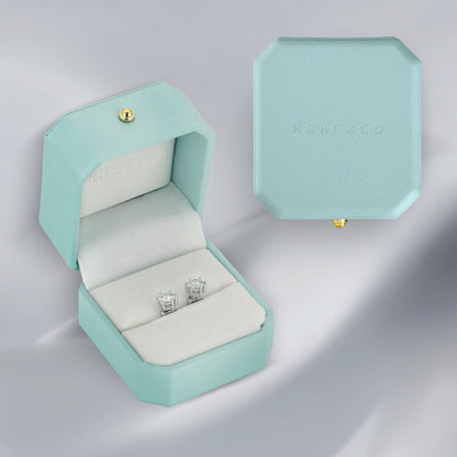 Moissanite Ohrringe Damen Silber 925 3,0 ct Diamant Ohrstecker VVS1 D