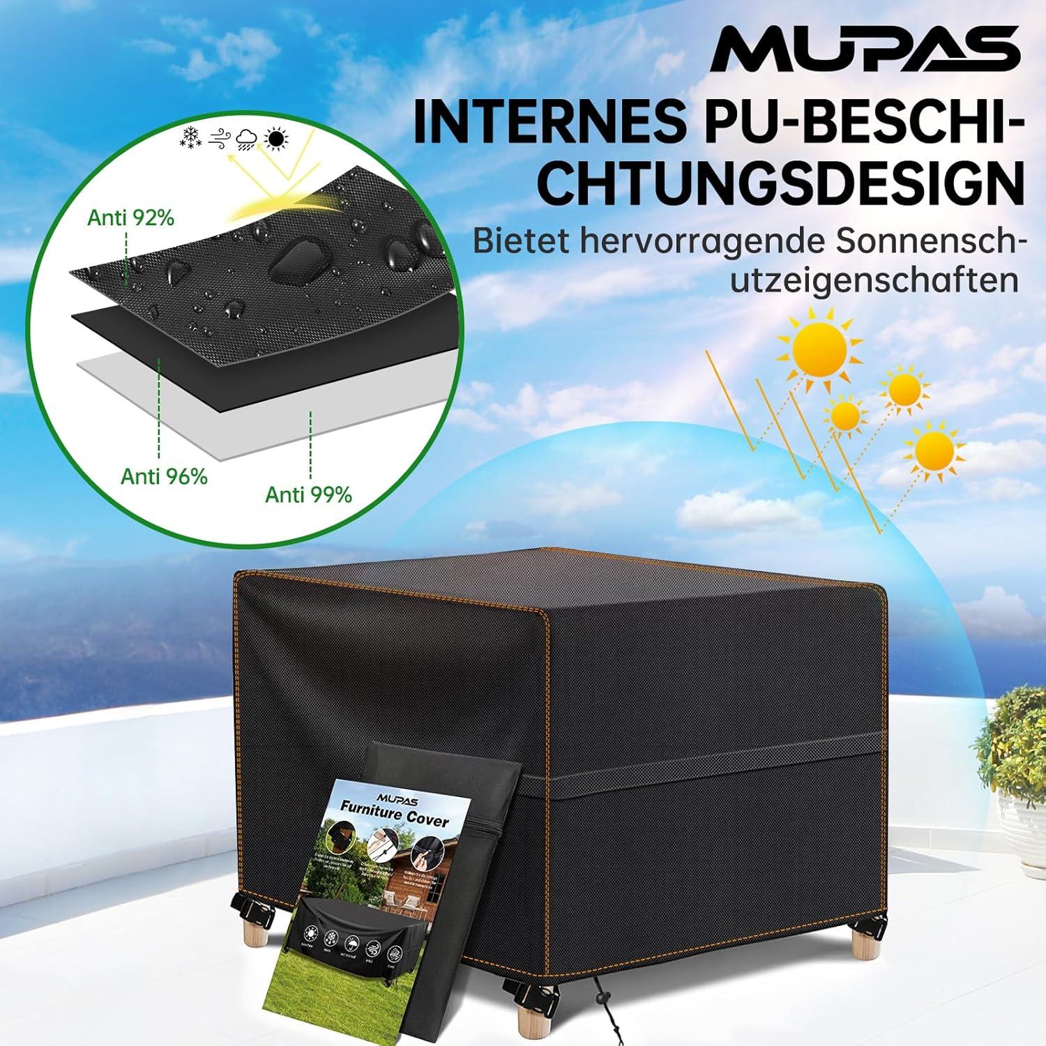 Abdeckhaube Gartenmöbel 420D Oxford Wasserdicht Winddicht 90x90x90cm