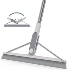 Silikon Wasserschieber Bodenabzieher Mit Stiel 88-156cm Grau