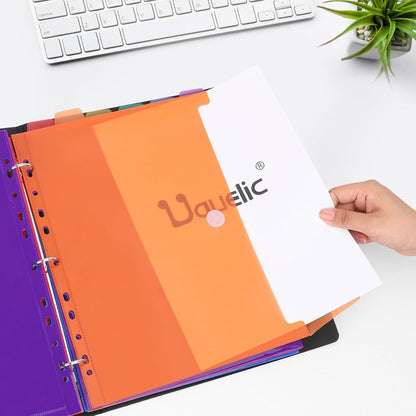 A4 Schwarz Ordner Organizer Ringordner mit Dokumentenmappe