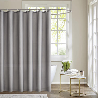MIULEE Duschvorhang 120x180cm Grau - Wasserdicht