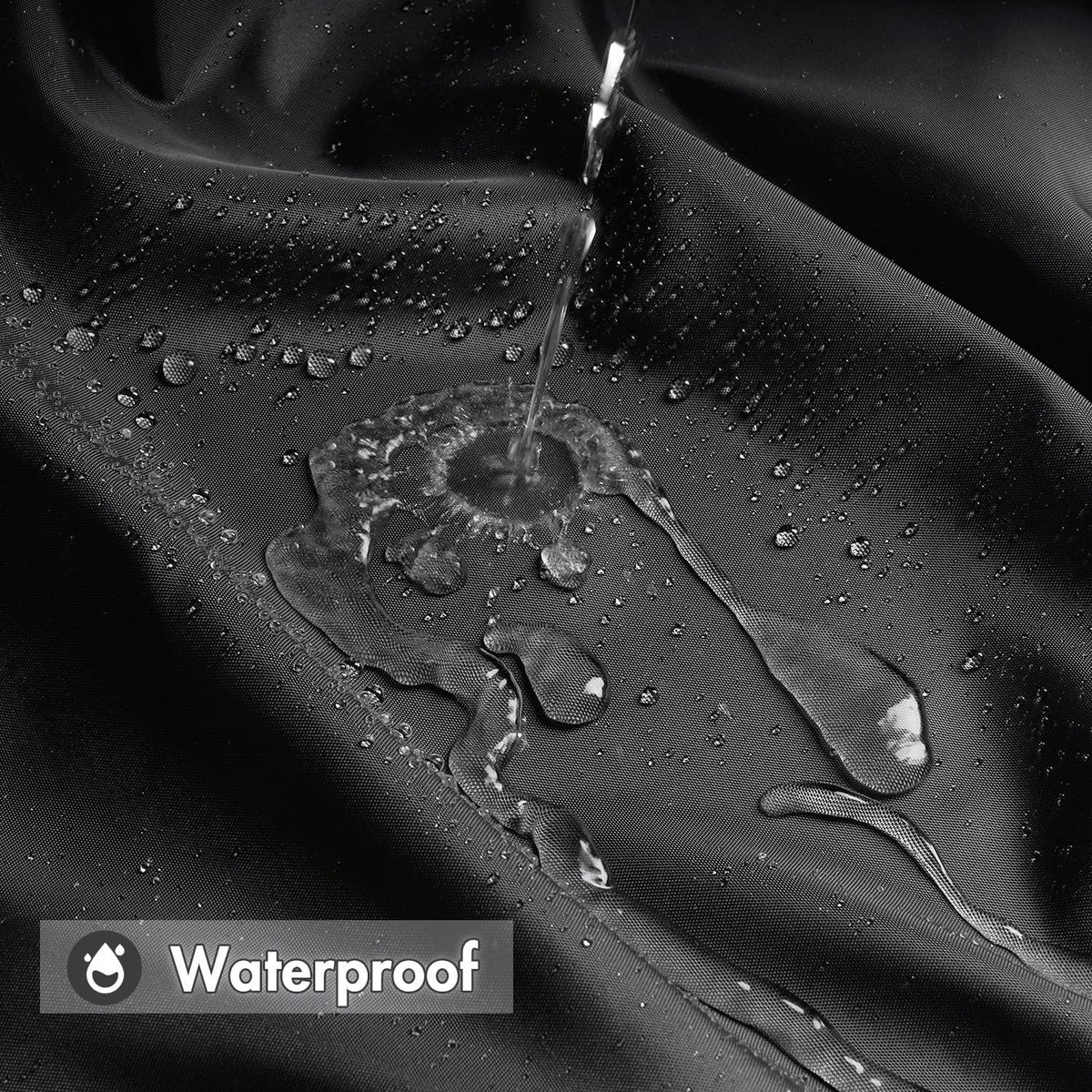 MIULEE Duschvorhang 180x200cm dunkelgrau wasserdicht schimmelresistent waschbar schnelltrocknend