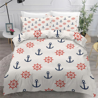 Anker 3teilig Bettwäsche-Set 220x240 cm Mikrofaser