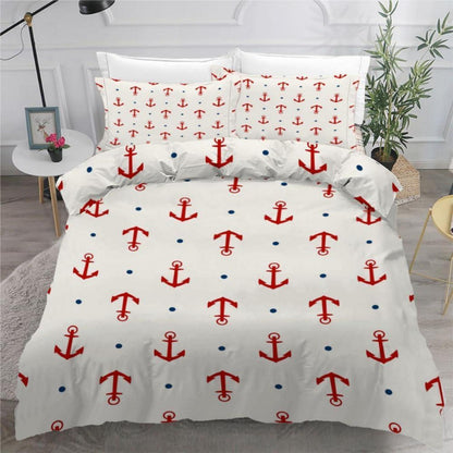 Anker 3teilig Bettwäsche Set 220x240 cm Mikrofaser