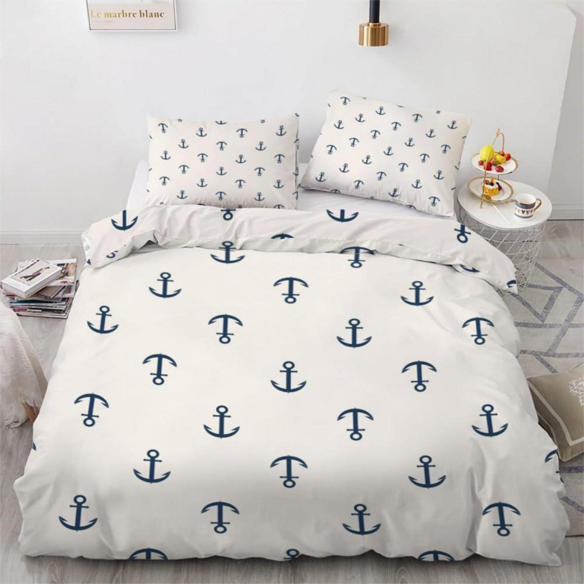 Anker 3teilig Bettwäsche Set 155x220 cm Mikrofaser
