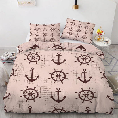 Anker 3teilig Bettwäsche-Set 220x240 cm Mikrofaser