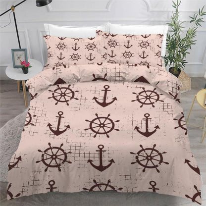 Anker 3teilig Bettwäsche-Set 220x240 cm Mikrofaser