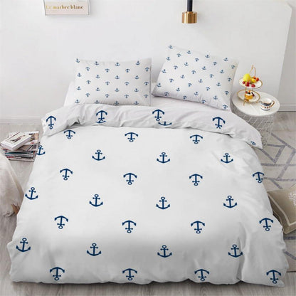 Anker 3teilig Bettwäsche Set 220x240 cm Mikrofaser