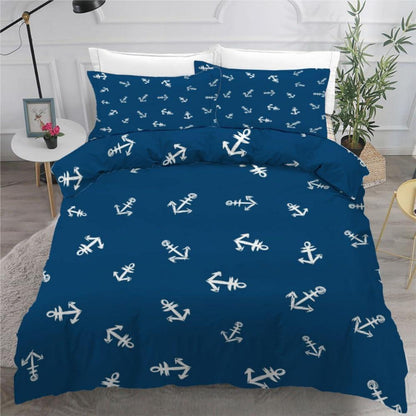 Anker 3teilig Bettwäsche Set 220x240 cm Mikrofaser