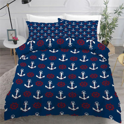 Anker 3teilig Bettwäsche-Set 220x240 cm Mikrofaser