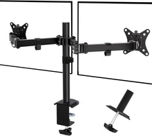Monitor Halterung für 2 Monitore 17-35 Zoll Neigbar Schwenkbar Drehbar