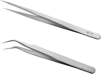 Präzisionspinzette Set Edelstahl Ergonomisch Spannung Control