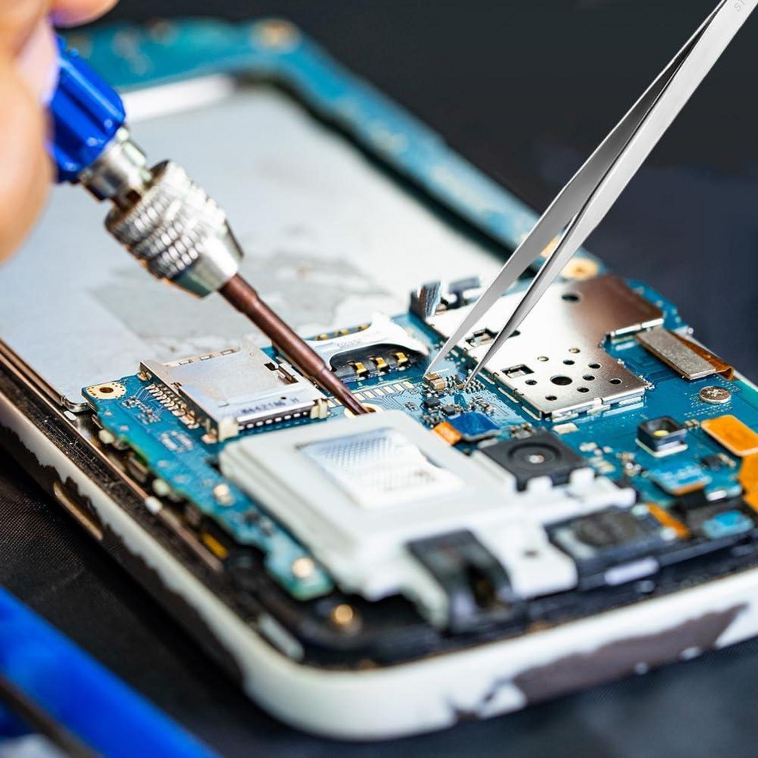 Präzisionspinzette Edelstahl für Elektronik Reparaturen Schmuck