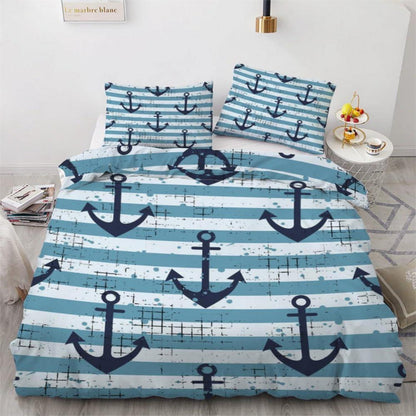 Anker 3teilig Bettwäsche-Set 220x240 cm Mikrofaser