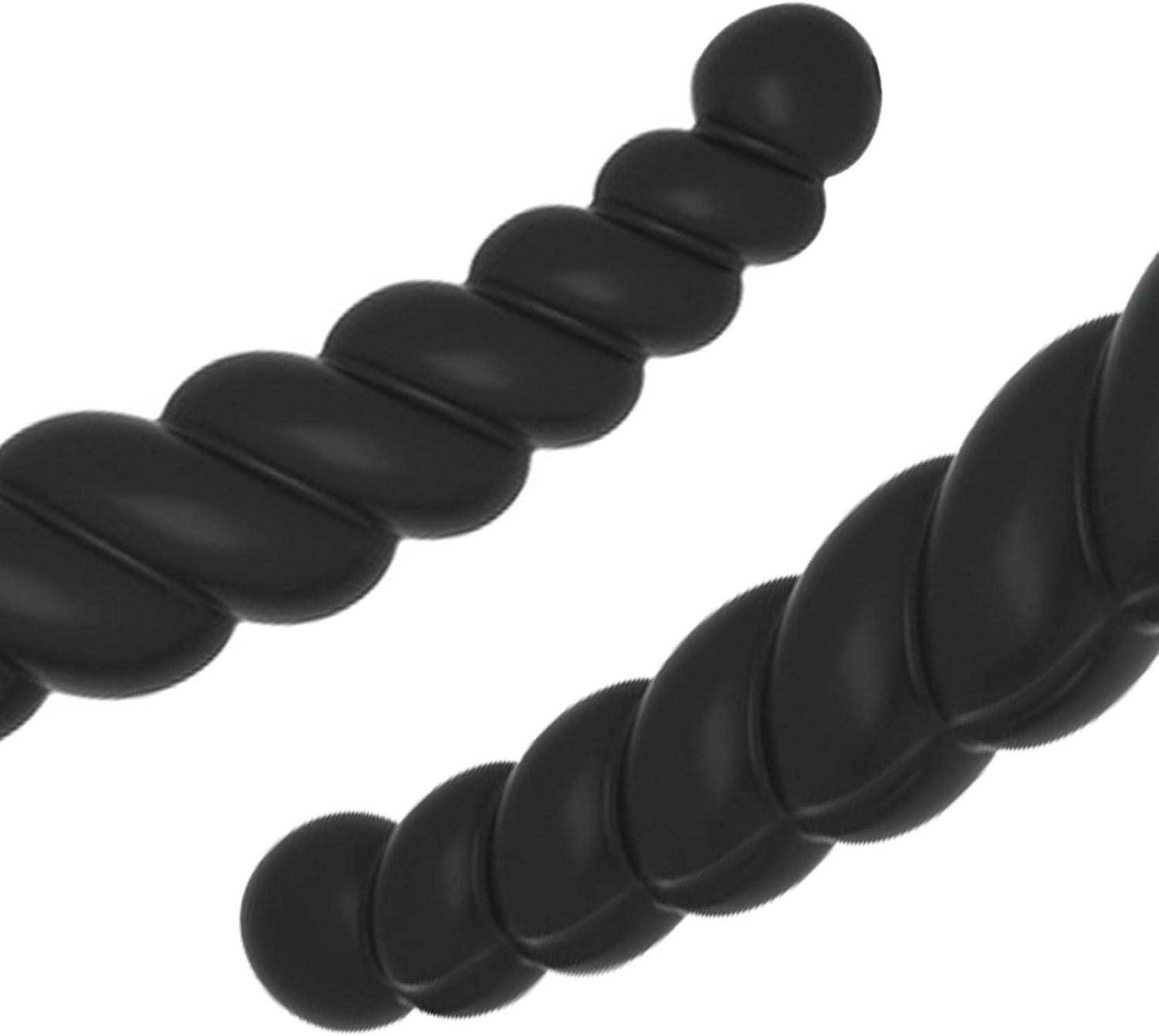 Analplug Dildo Saugnapf Schwarz Analdildo Beads