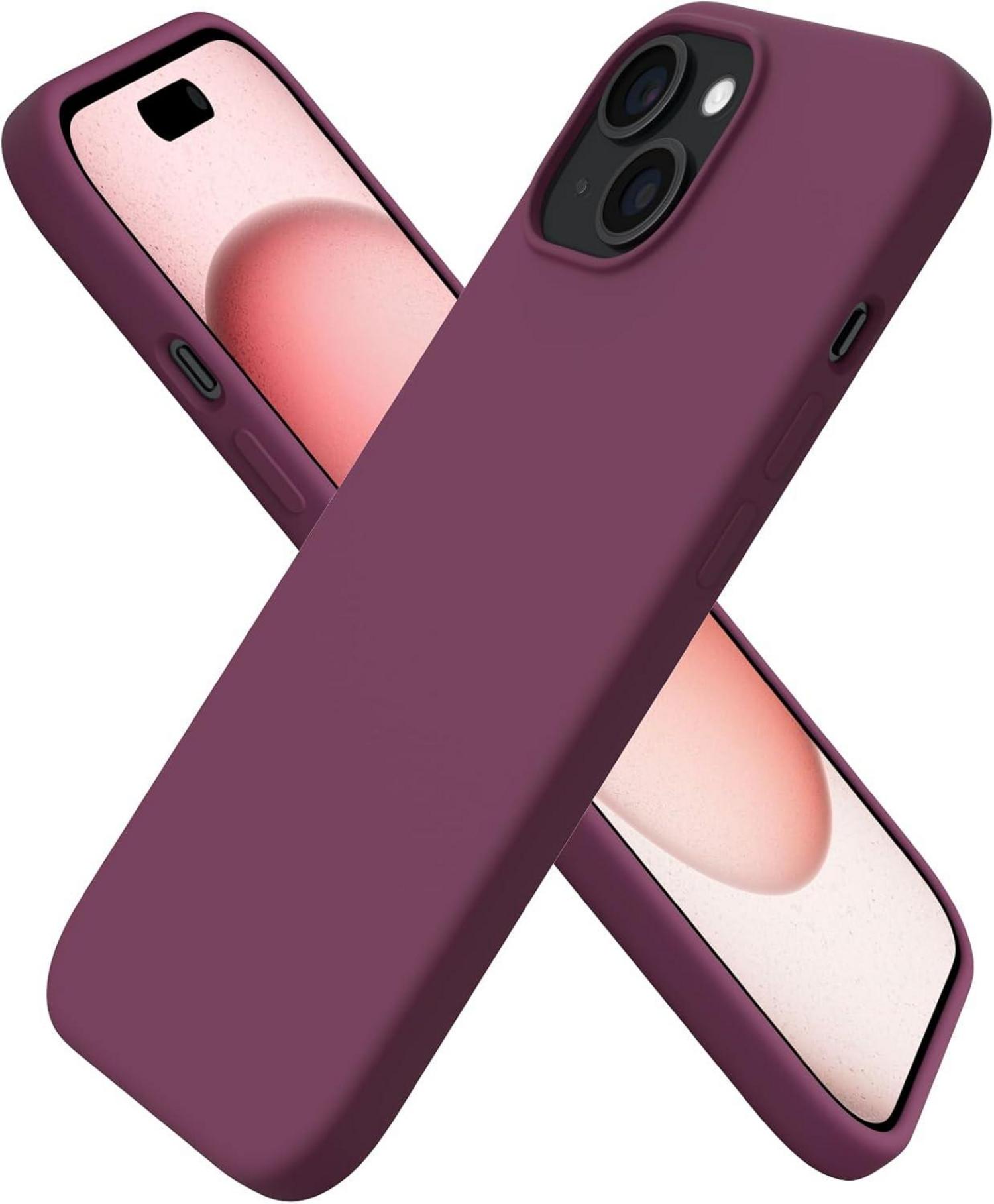 iPhone 15 Hülle Silikon Ultra dünn flüssiges Silikon Kratzfeste