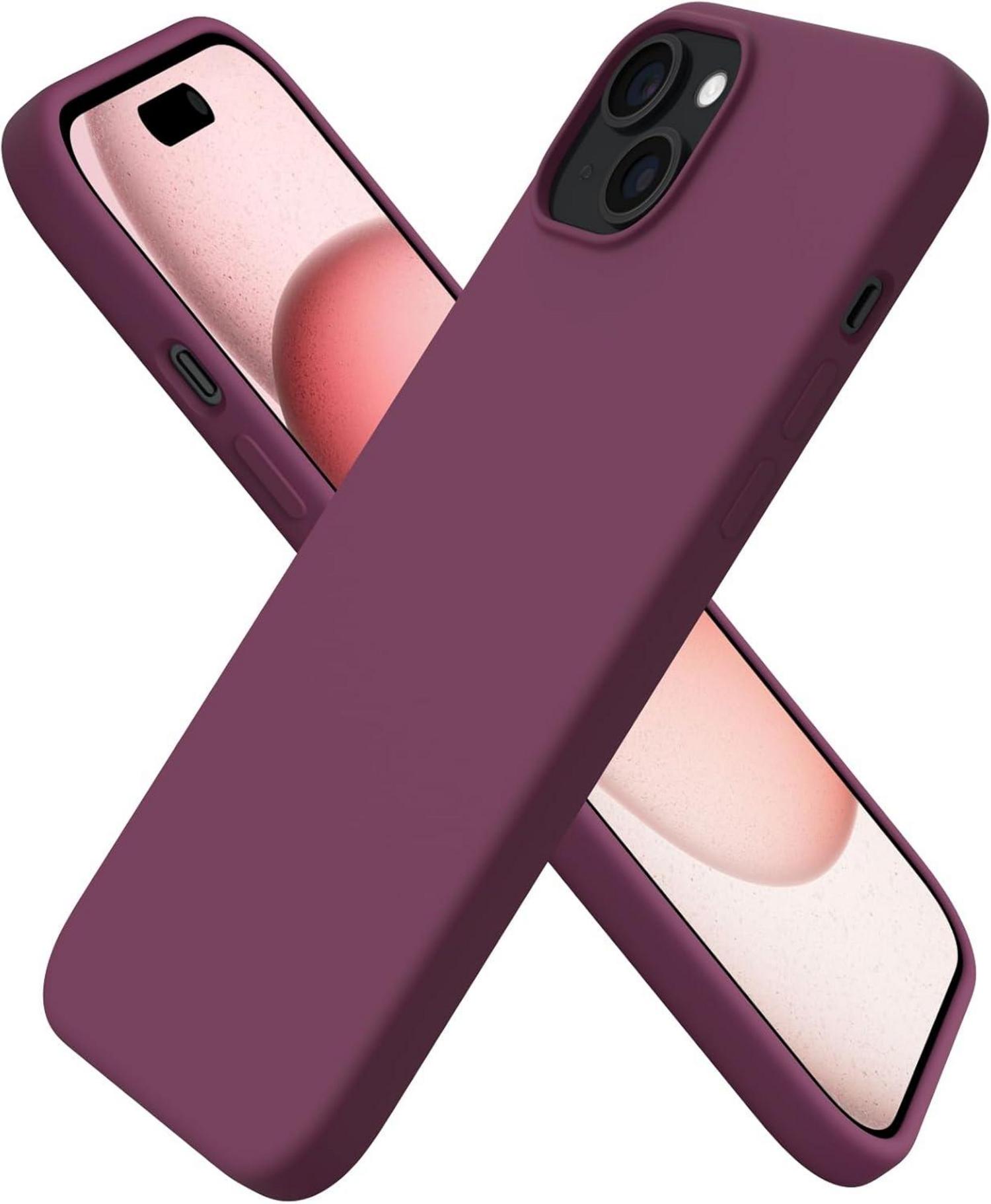 iPhone 15 Plus Hülle Silikon Ultra-dünn 6,7 Zoll - Kratzfeste