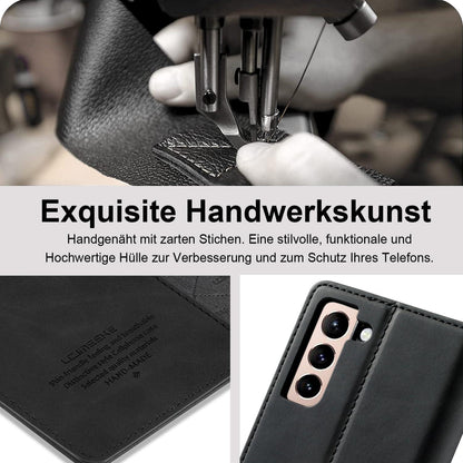 Samsung Galaxy S24 Plus Hülle Leder Klappbar Wallet Case
