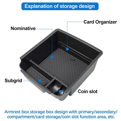 Armlehnen Organizer Tray für VW Tiguan 2 (2017-2023)