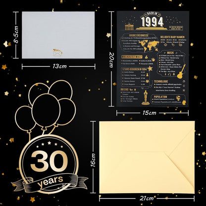 Joyoldelf 3D Pop Up Geburtstagskarte 30. Jahrgang 1994 Geschenk