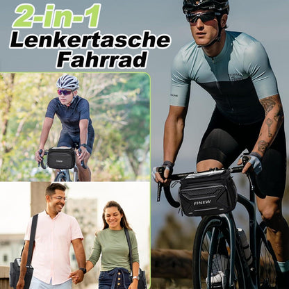 Lenkertasche Fahrrad E Bike 6L Vorne Wasserdicht Touchscreen