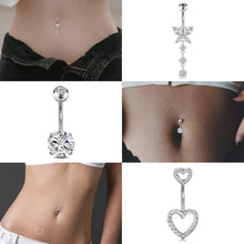3er Set Bauchnabelpiercing 14G Silber Gold Chirurgenstahl