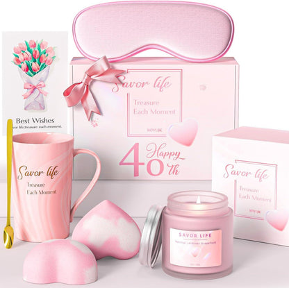 Geschenkset für Frauen zum 40. Geburtstag - Limited Edition