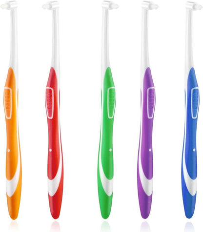 5er Set Tuft Zahnbürste Einbüschelbürste Getuftet Bürste Dentalpflege