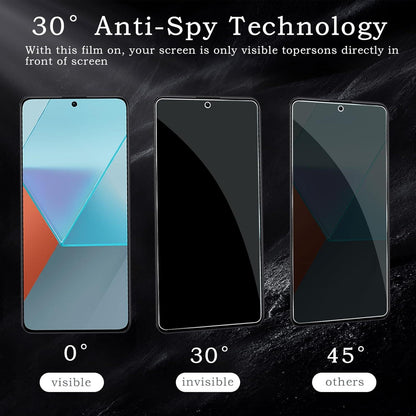 2x Sichtschutzfolie Redmi Note 13 Pro Anti-Spy 9H HD Schutzfolie