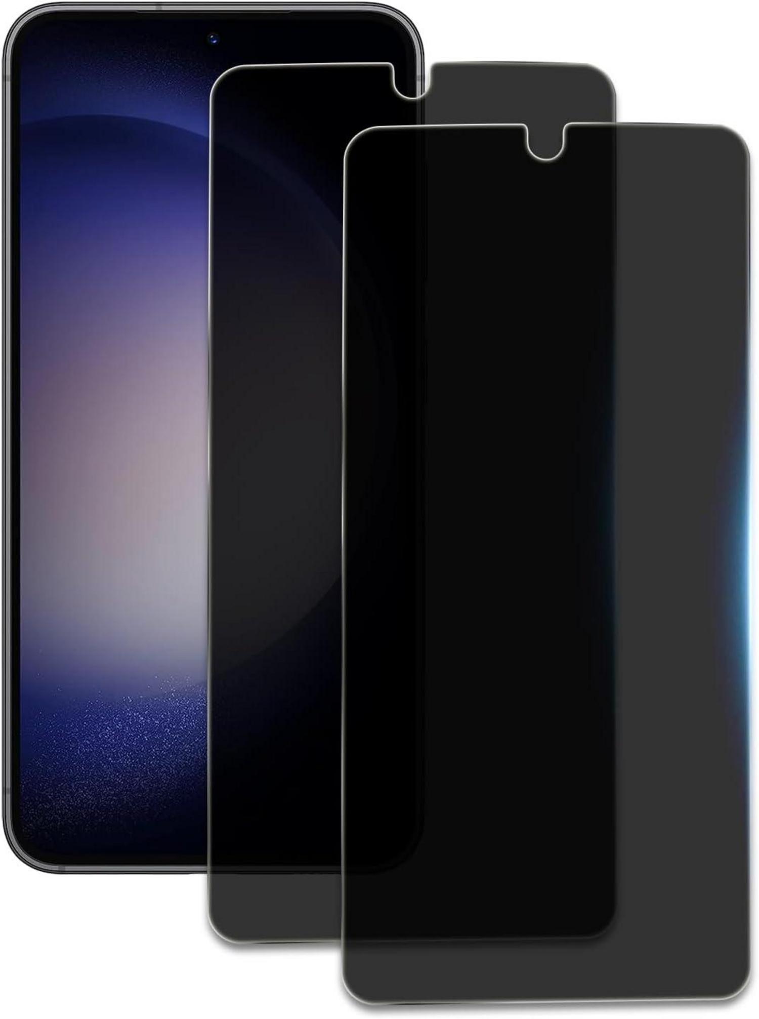Samsung Galaxy S23/S22 Sichtschutz 2er Set, 9H HD Blickschutzfolie