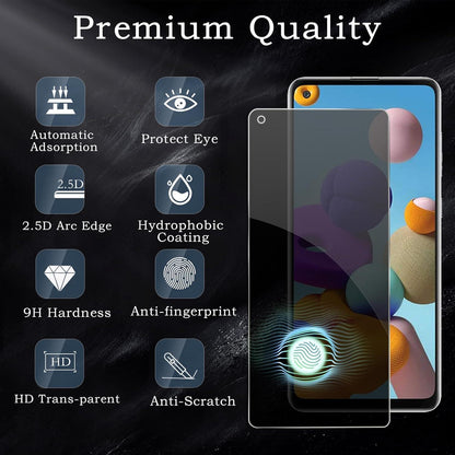 Sichtschutz Samsung Galaxy A21s 2er Set Anti-Spy Panzer Schutzfolie 9H