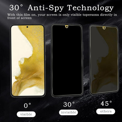2x Blickschutz Panzerfolie für Samsung Galaxy S22/S23 - Anti-Spy, 9H Härte