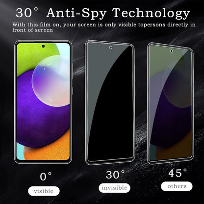 2x Sichtschutz Samsung Galaxy A52/A51/A53 Panzer Glas Folie 9H Anti-Spy HD
